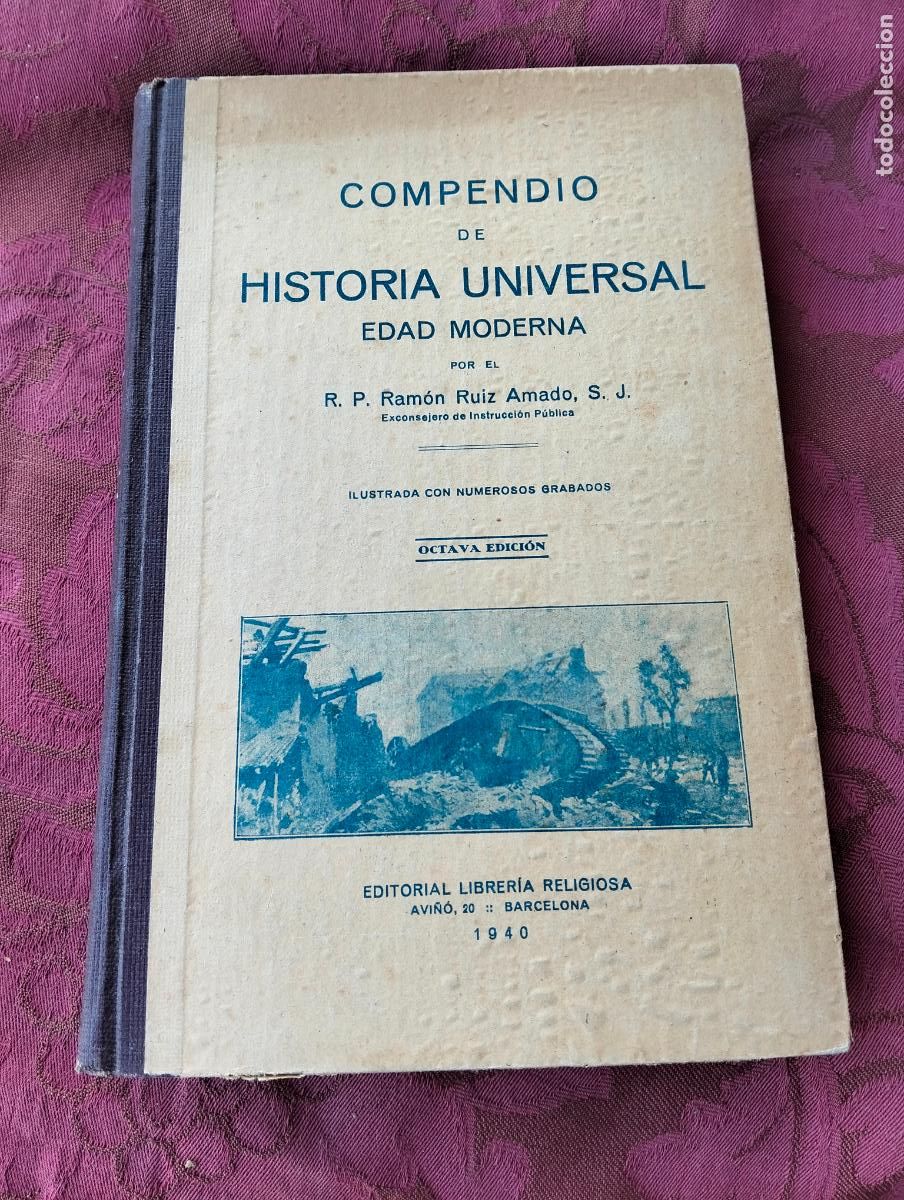 Libros de segunda mano: Compendio de historia universal edad moderna ramon ruiz amado 1940 - Foto 1
