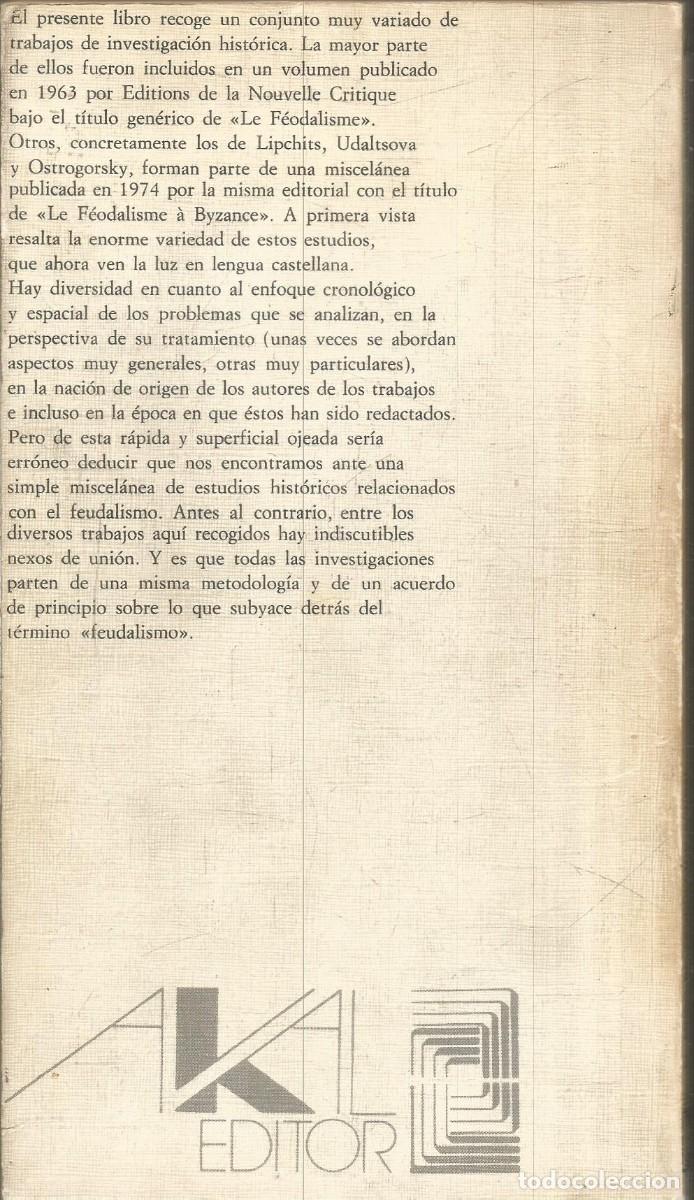 Libros de segunda mano: EL MODO DE PRODUCCION FEUDAL. AA.VV. AKAL - Foto 2