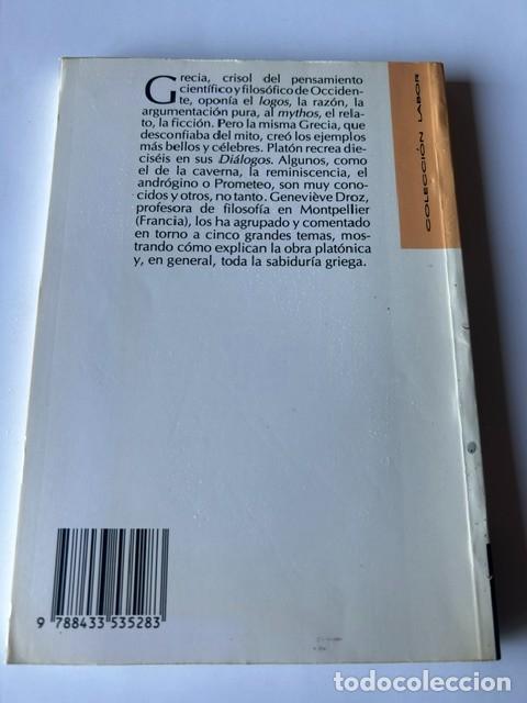 Libros de segunda mano: Los mitos plat&oacute;nicos- Genevieve Droz- - Foto 2