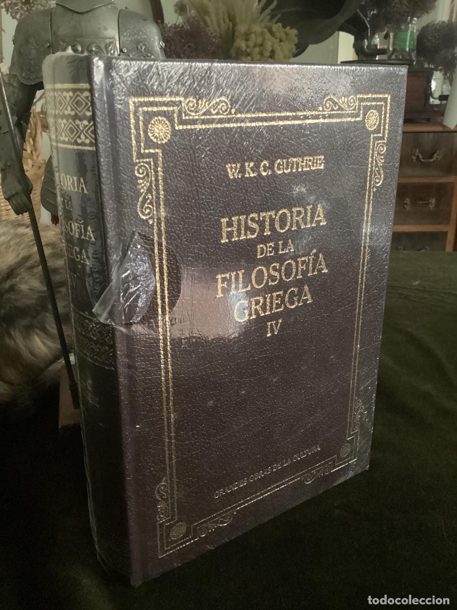 Libros de segunda mano: GUTHRIE: HISTORIA DE LA FILOSOF&Iacute;A GRIEGA IV. RBA. GRANDES OBRAS DE LA CULTURA.