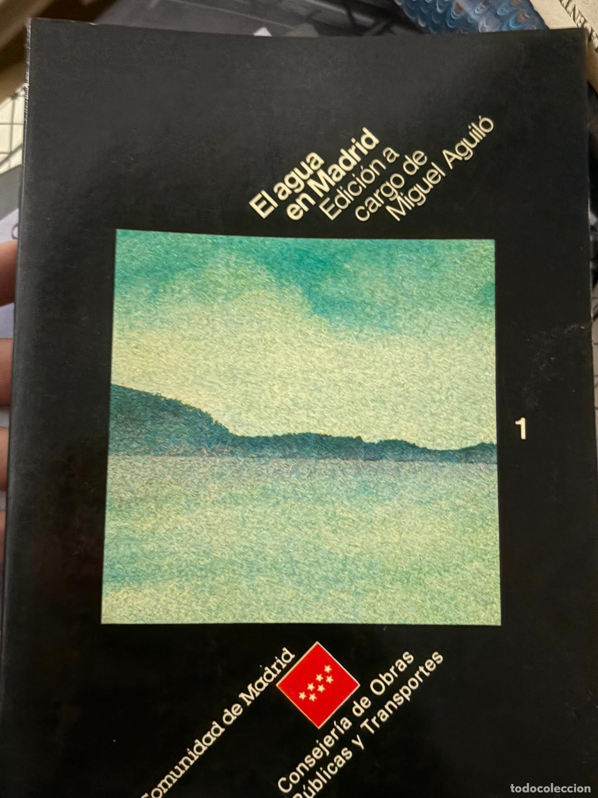Libros de segunda mano: EL AGUA EN MADRID. - MIGUEL AGUIL&Oacute; (EDITOR).