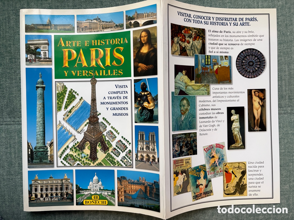 Libros de segunda mano: (L855) Arte e Historia Par&iacute;s y Versailles - Visita completa - Bonechi - Foto 3