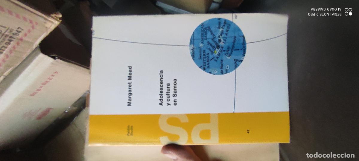 Libros de segunda mano: MARGARET MEAD.ADOLESCENCIA Y CULTURA EN SAMOA.PAIDOS ESTUDIOS.1990