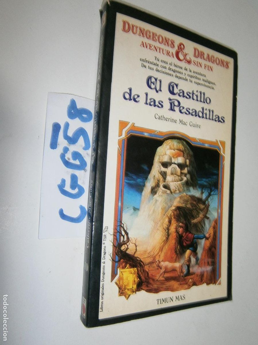 Libros de segunda mano: DRAGONES Y MAZMORRAS - AVENTURAS SIN FIN - EL CASTILLO DE LAS PESADILLAS