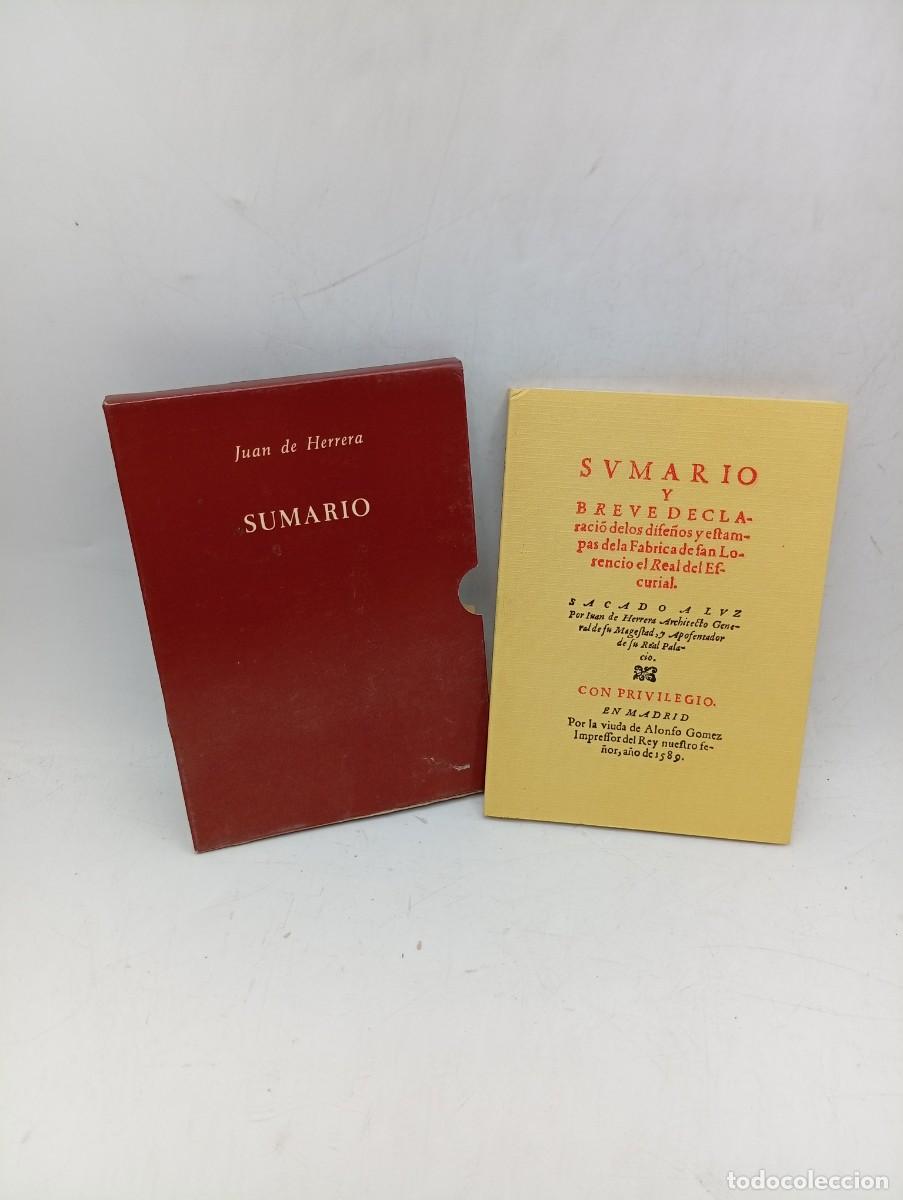 Livros em segunda m&atilde;o: SUMARIO Y BREVE DECARACIO DE LOS DISE&Ntilde;OS Y ESTAMPAS DE LA FABRICA DE SAN LORENZO. 1978. FACSIMIL.