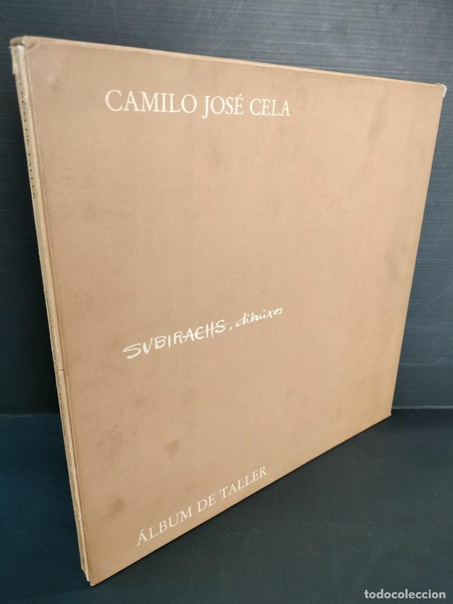 Livres d'occasion: &Aacute;lbum de taller. C. J. Cela / Subirachs, dibuixos. Ejemplar n&ordm; 727 de un tiraje de 1500 ejemplares.
