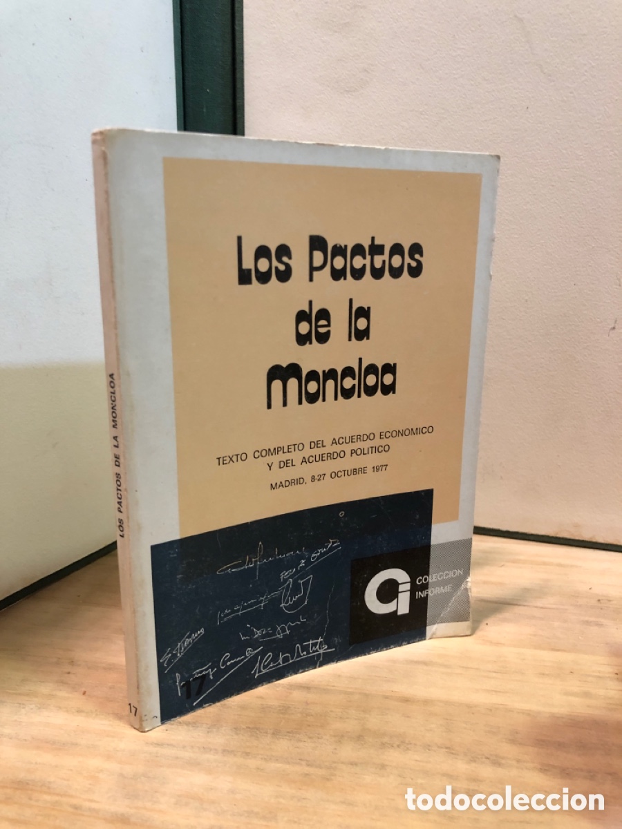 Libros de segunda mano: Los pactos de la Moncloa