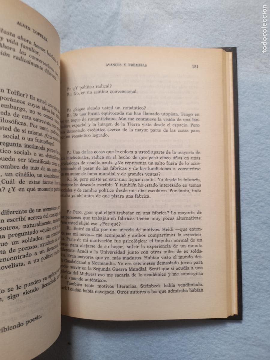 Libros de segunda mano: Avances y Premisas. Alvin Toffler. - Foto 3