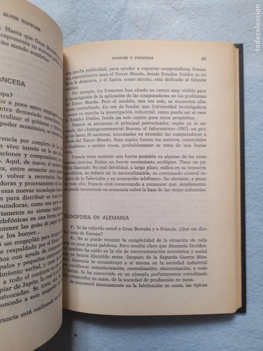 Libros de segunda mano: Avances y Premisas. Alvin Toffler. - Foto 5