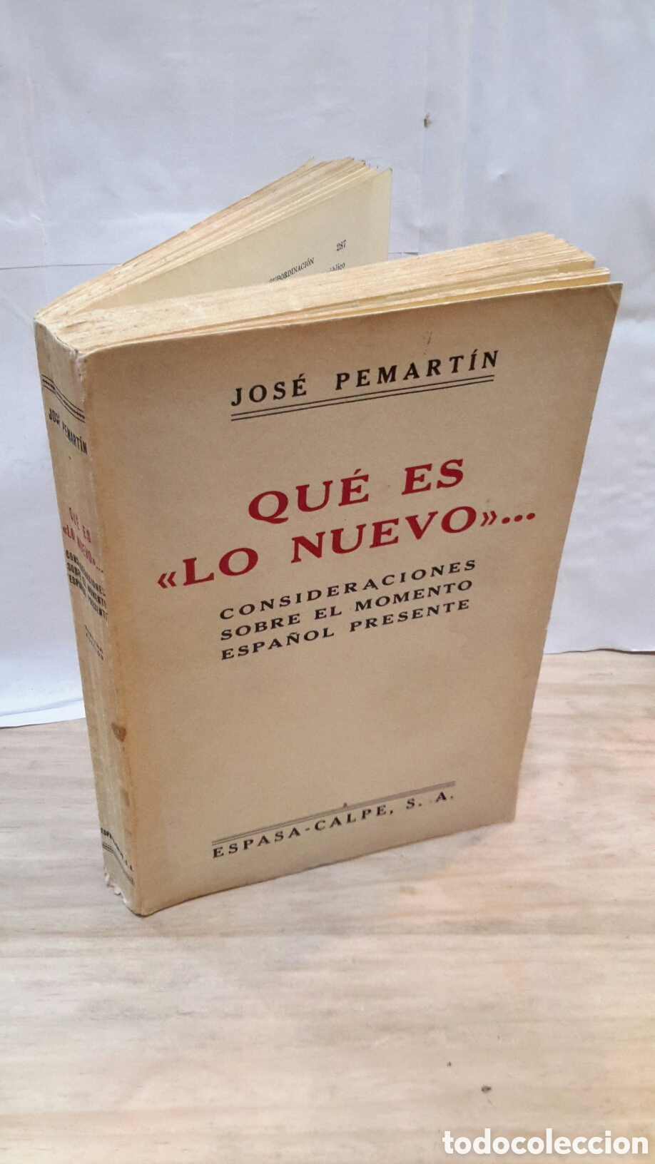 Second hand books: Que es &rdquo;los Nuevo &rdquo; consideraciones sobre el momento Espa&ntilde;ol presente
