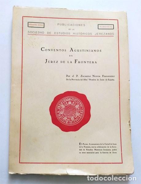 Libros de segunda mano: Conventos Agustinianos de Jerez de la Frontera (C&aacute;diz)