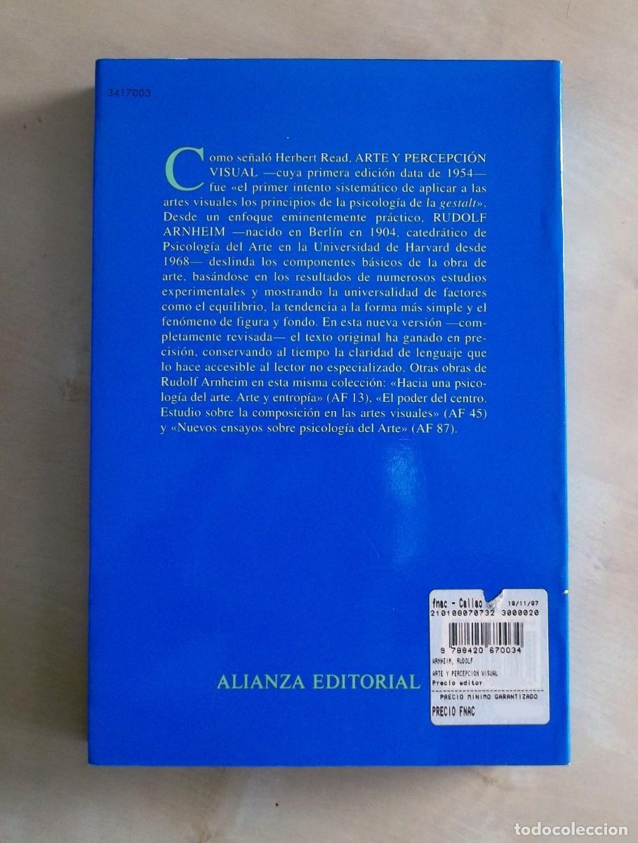 Libros de segunda mano: Arte y percepci&oacute;n visual - Foto 2