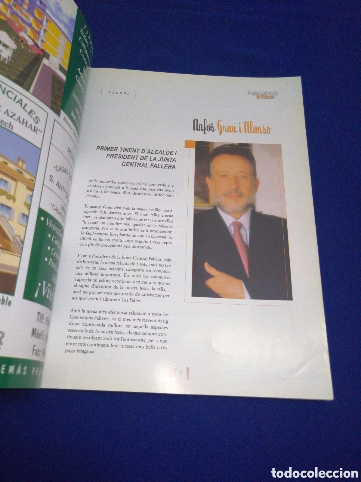 Libros de segunda mano: FALLAS DE VALENCIA A&Ntilde;O 2003 - Foto 3