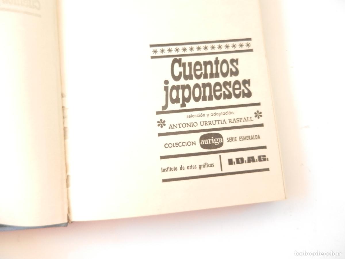 Libri di seconda mano: CUENTOS JAPONESES - ANTONIO URRUTIA - COL AURIGA - I.D.A.G -SERIE ESMERALDA -1966