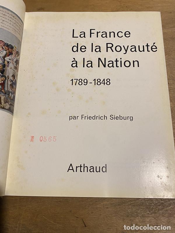 Livres d'occasion: La France de la Royaute a la Nation - Sieburg, Friedrich