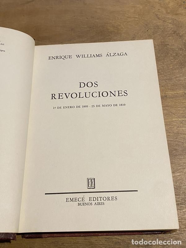 Livres d'occasion: Dos Revoluciones - Williams alzaga, Enrique
