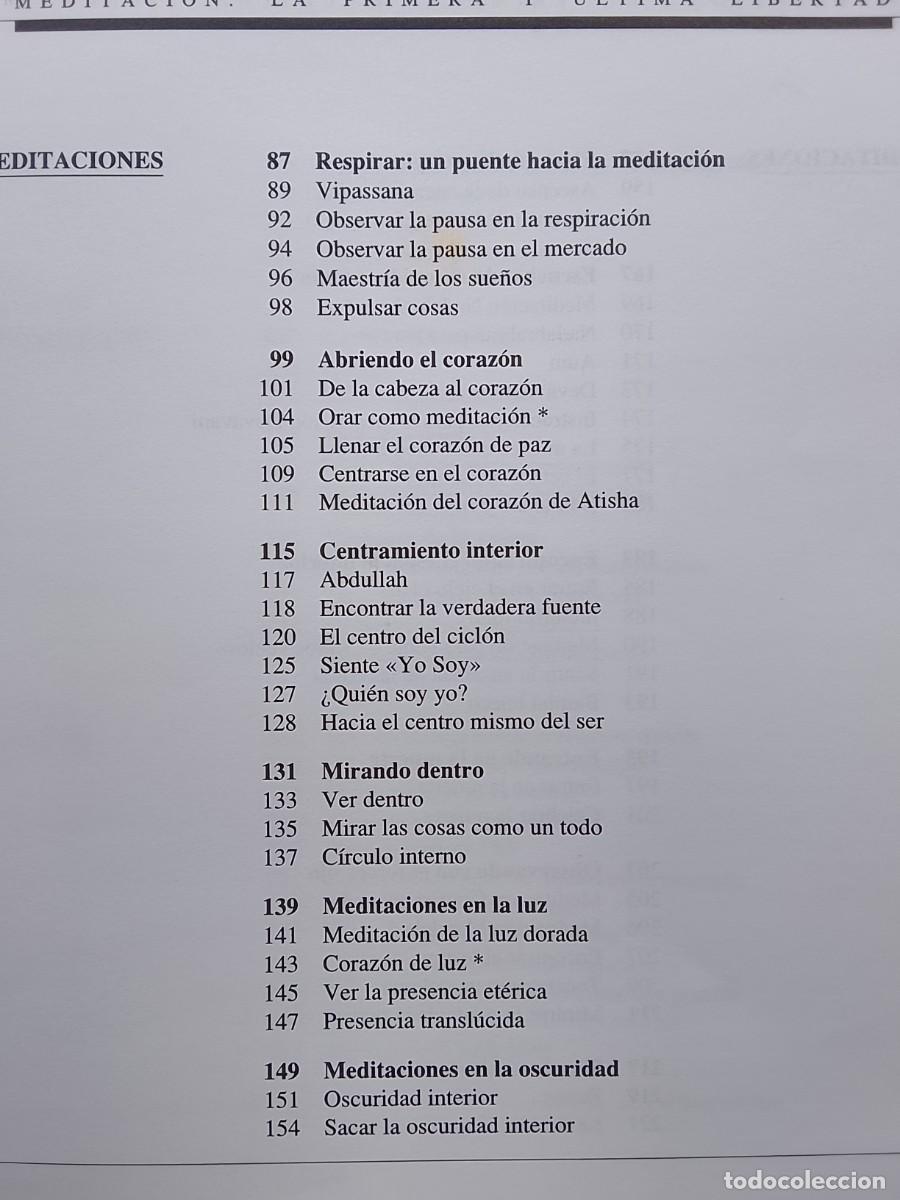 Libros de segunda mano: Osho meditaci&oacute;n, la primera y &uacute;ltima libertad - Foto 7