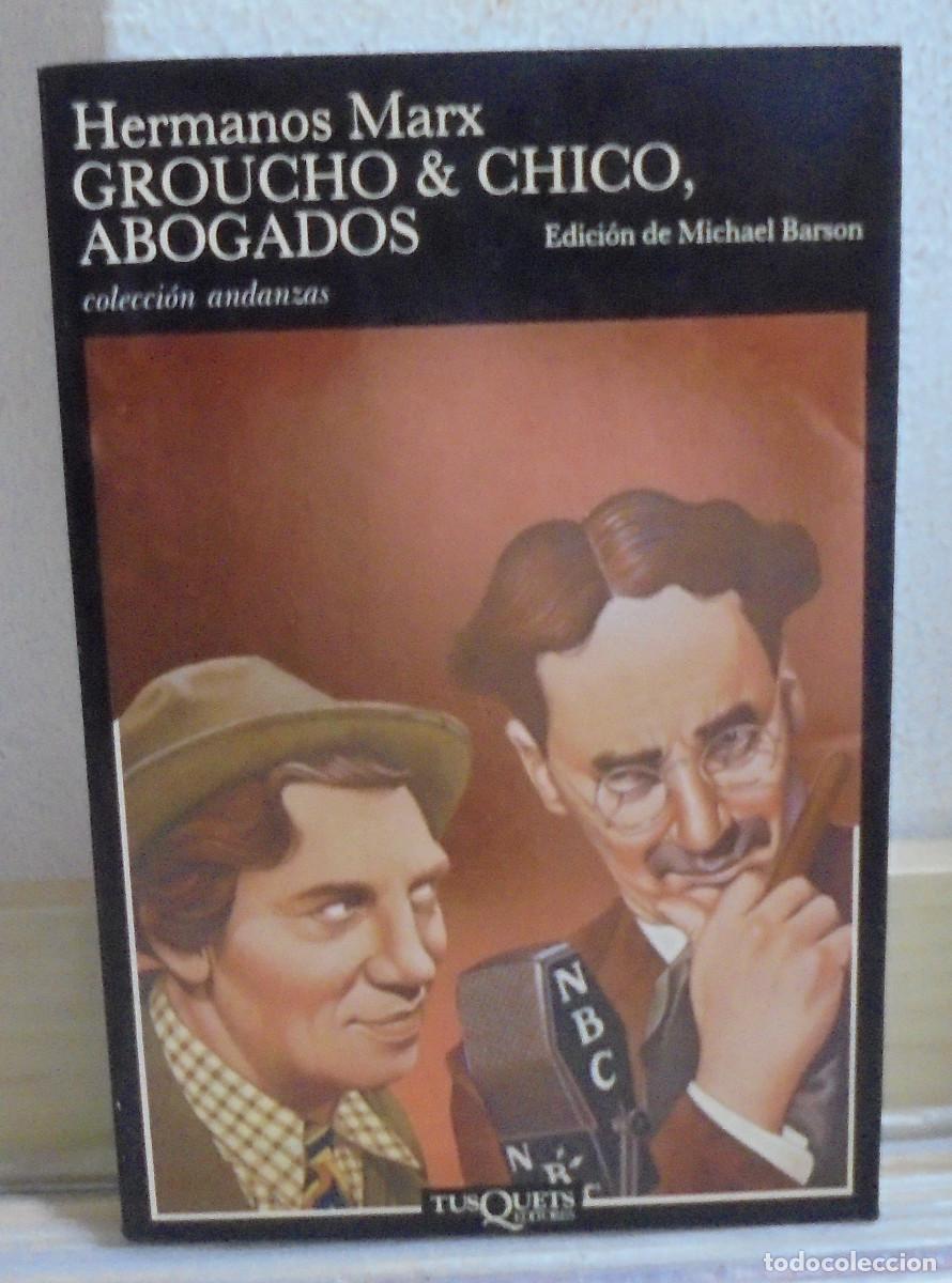 Libros de segunda mano: Groucho & Chico, abogados. Hermanos Marx