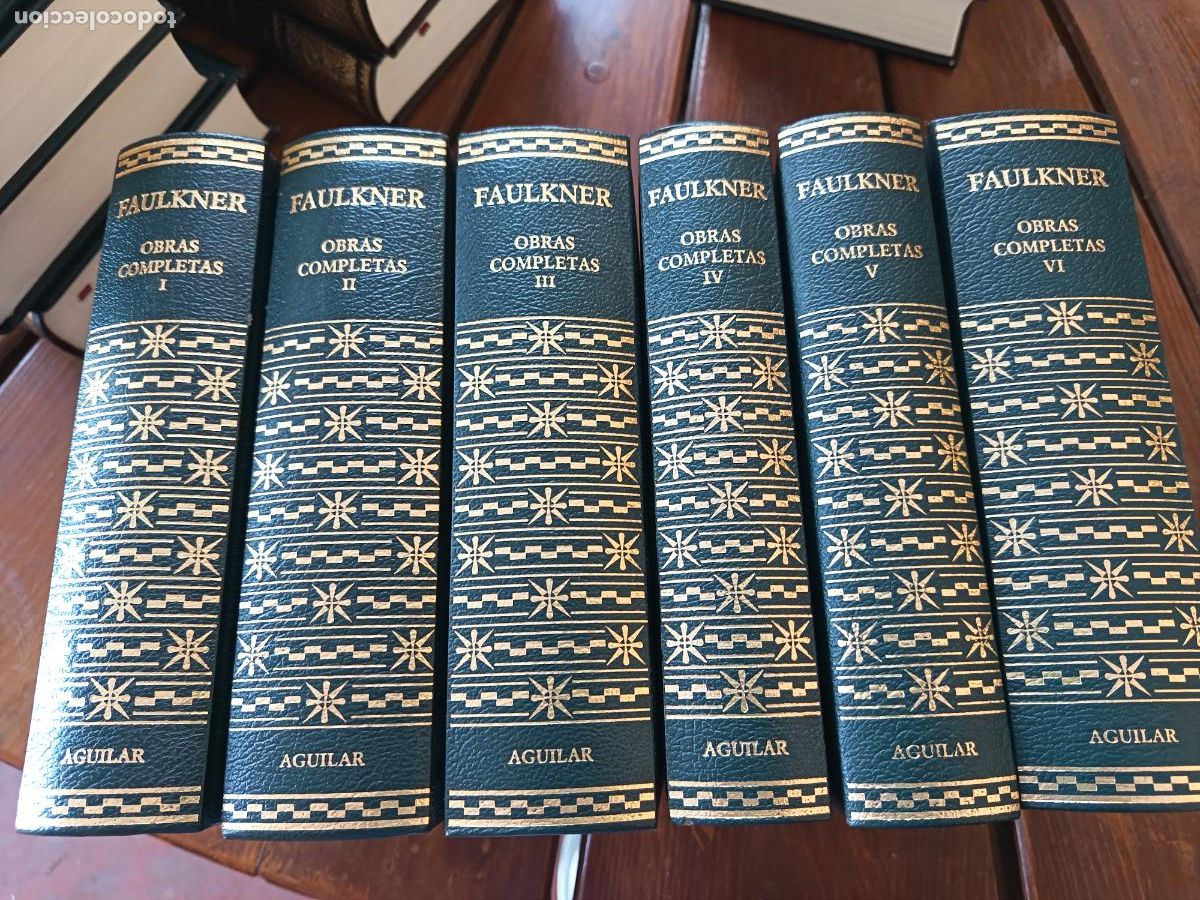 Libros de segunda mano: WILLIAM FAULKNER. OBRAS COMPLETAS. AGUILAR, 2005. 6 TOMOS.