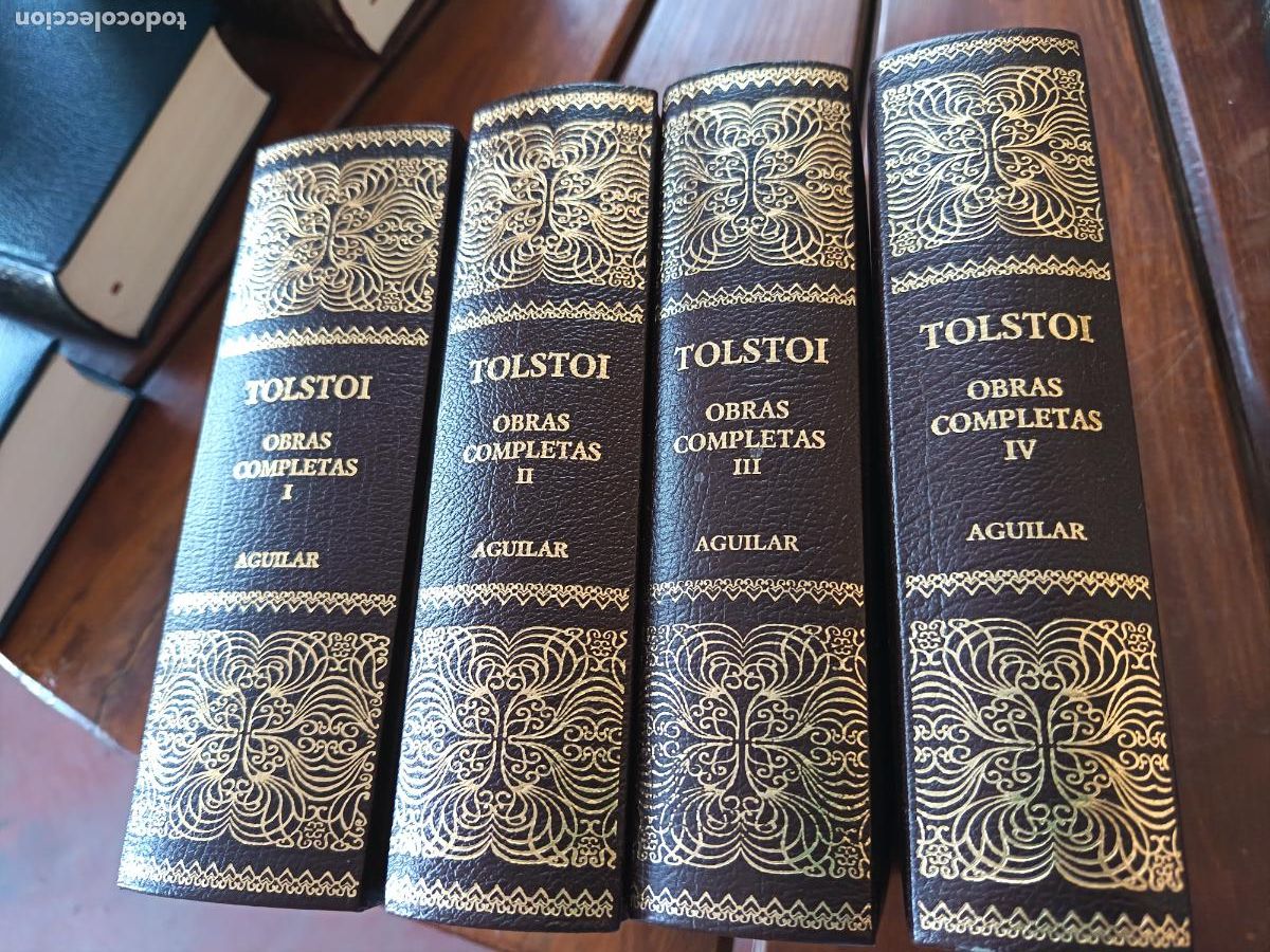 Libros de segunda mano: TOLSTOI. OBRAS COMPLETAS. AGUILAR. 4 TOMOS. - Foto 1