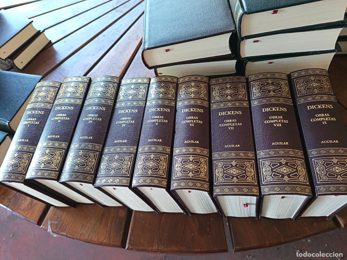 Libros de segunda mano: CHARLES DICKENS. OBRAS COMPLETAS. AGUILAR. 9 TOMOS.