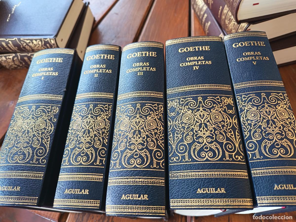 Libros de segunda mano: GOETHE. OBRAS COMPLETAS. AGUILAR. 5 TOMOS. - Foto 1
