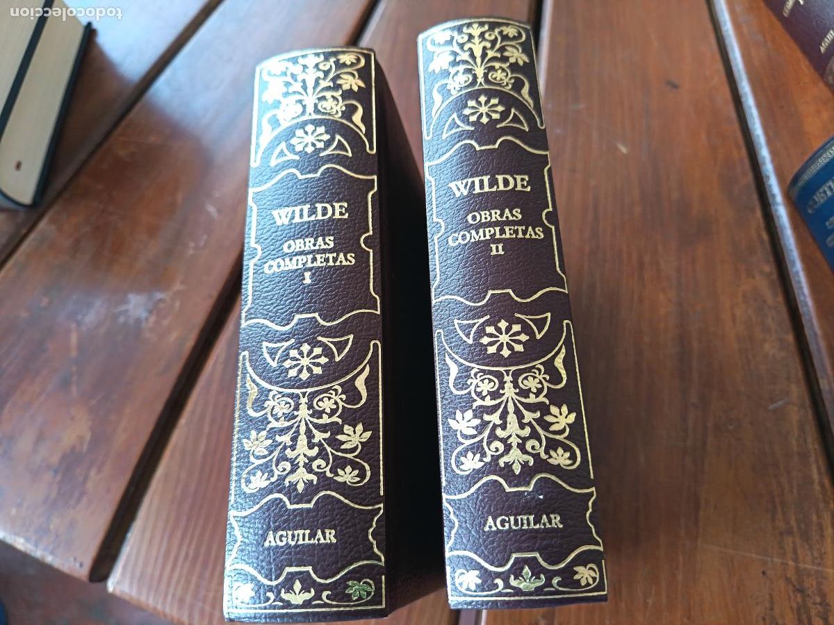 Libros de segunda mano: OSCAR WILDE. OBRAS COMPLETAS. AGUILAR. 2 TOMOS. - Foto 1