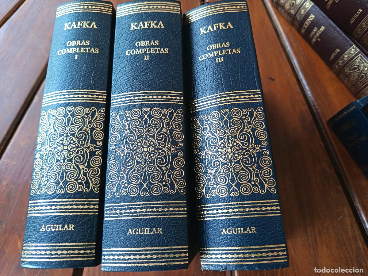 Libros de segunda mano: FRANZ KAFKA. OBRAS COMPLETAS. AGUILAR. 3 TOMOS.