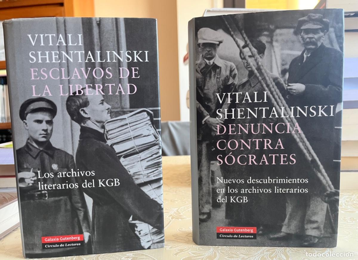 Libros de segunda mano: Shentalinski, Vitalista.- Esclavos de la libertad/ Denuncia contra S&oacute;crates (Lote 2 libros)
