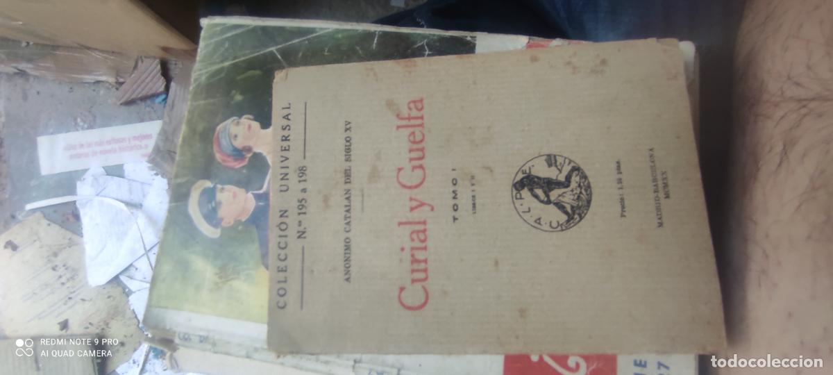 Libros de segunda mano: COLECCI&Oacute;N UNIVERSAL. N&ordm; 206-207.CURIAL Y GUELFA. TOMO I