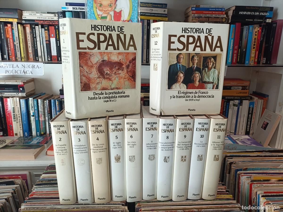 Libros de segunda mano: Historia de Espa&ntilde;a - 12 Tomos, Completa - Editorial Planeta 1990