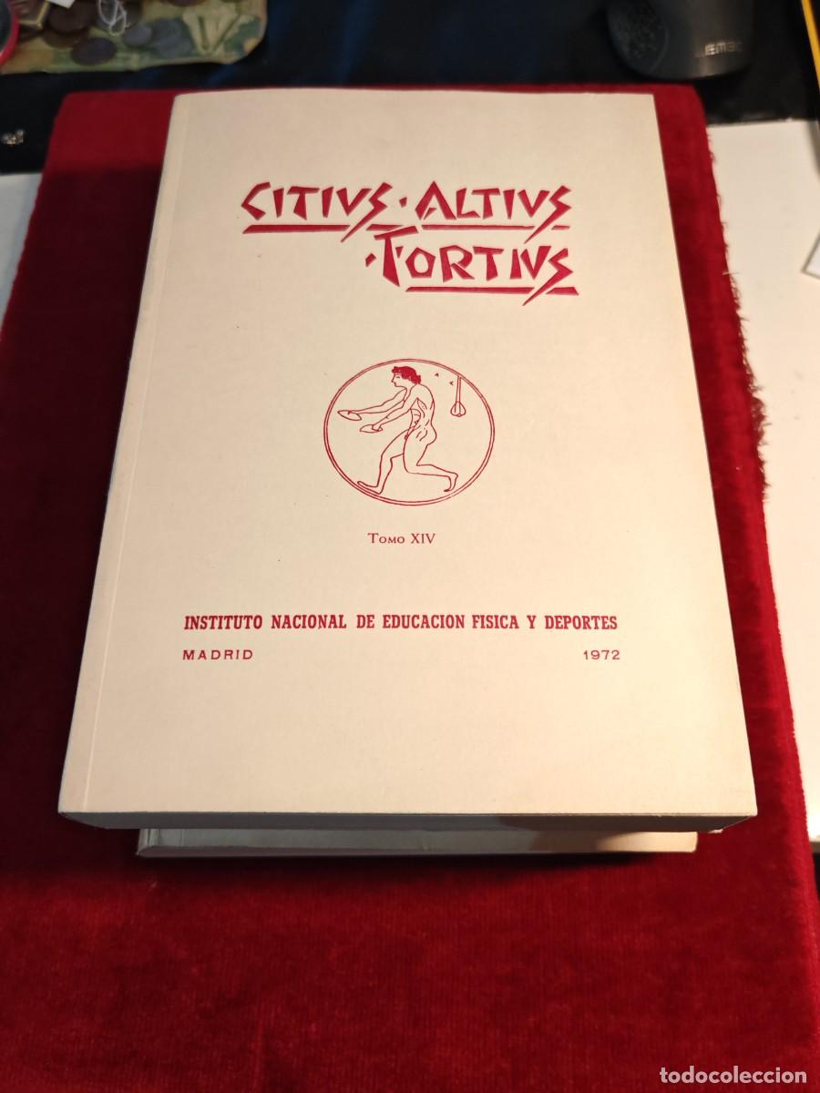 Libros de segunda mano: libro deporte citius altius fortius tomo xiv.