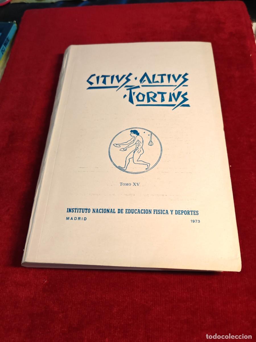 Libros de segunda mano: libro deporte citius altius fortius tomo xv 1973