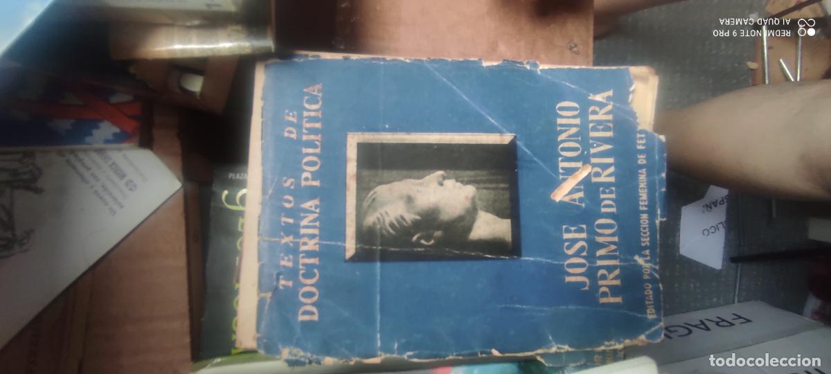 Libros de segunda mano: TEXTOS DE DOCTRINA POLITICA - JOSE ANTONIO PRIMO DE RIVERA / FALANGE