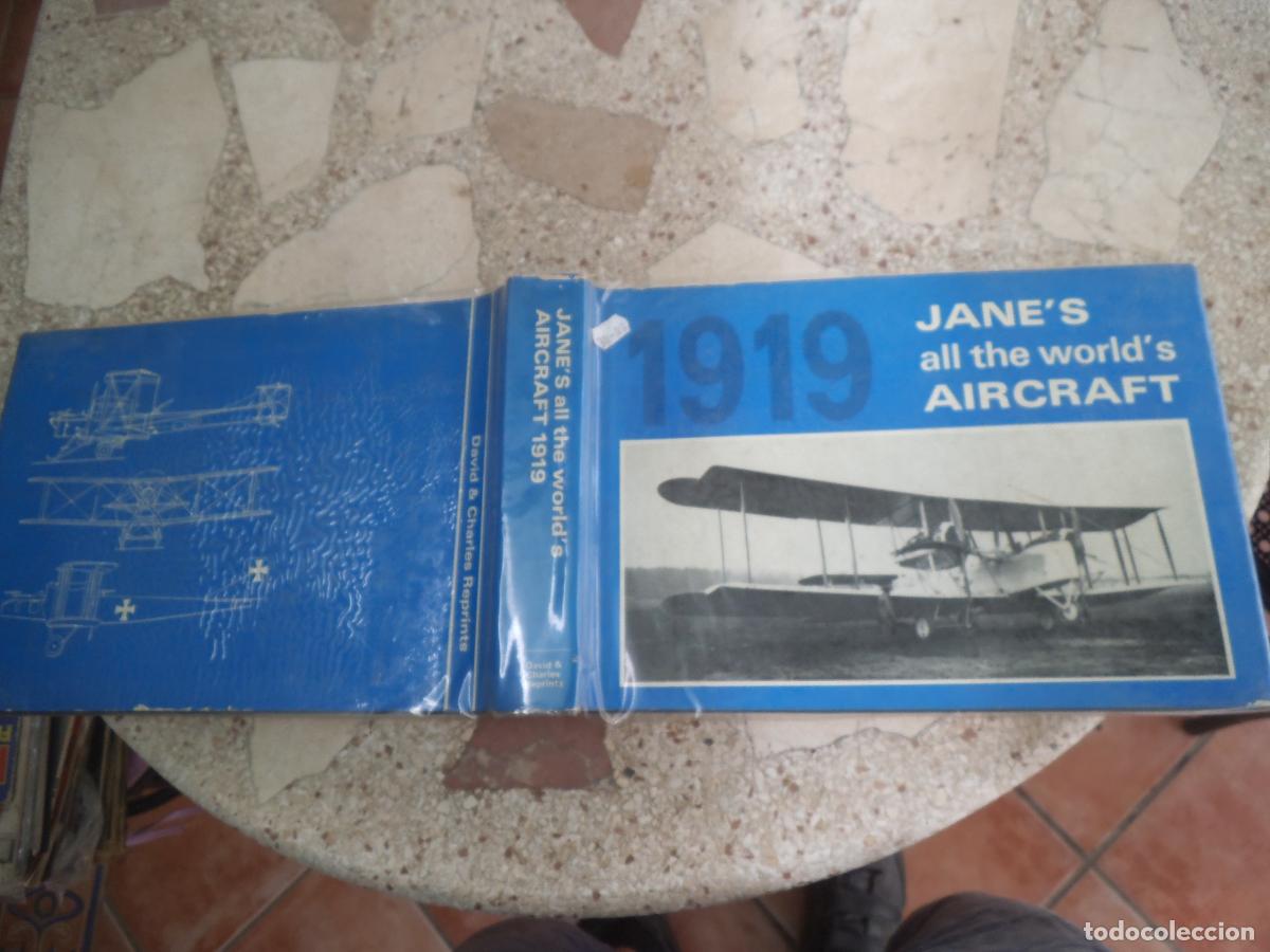 Libros de segunda mano: libro de aviacion,en ingles, jane's all the world's aircraft 1919, gran catalogo todo fotos en b/n,