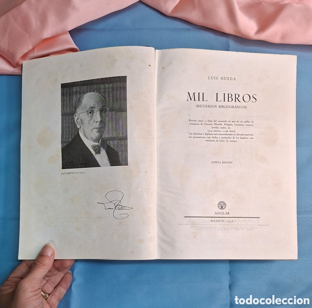 Libros de segunda mano: Mil Libros Recuerdos Bibliogr&aacute;ficos Luis Nueda