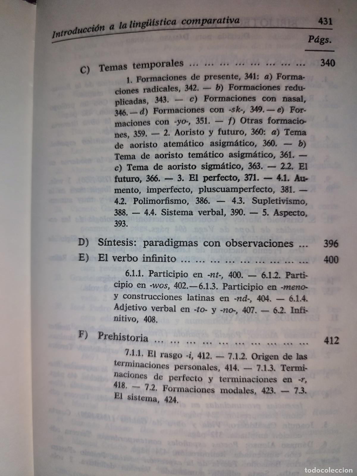 Libros de segunda mano: INTRODUCCI&Oacute;N A LA LING&Uuml;ISTICA COMPARATIVA. OSWALD SZEMER&Eacute;NYI. - Foto 6