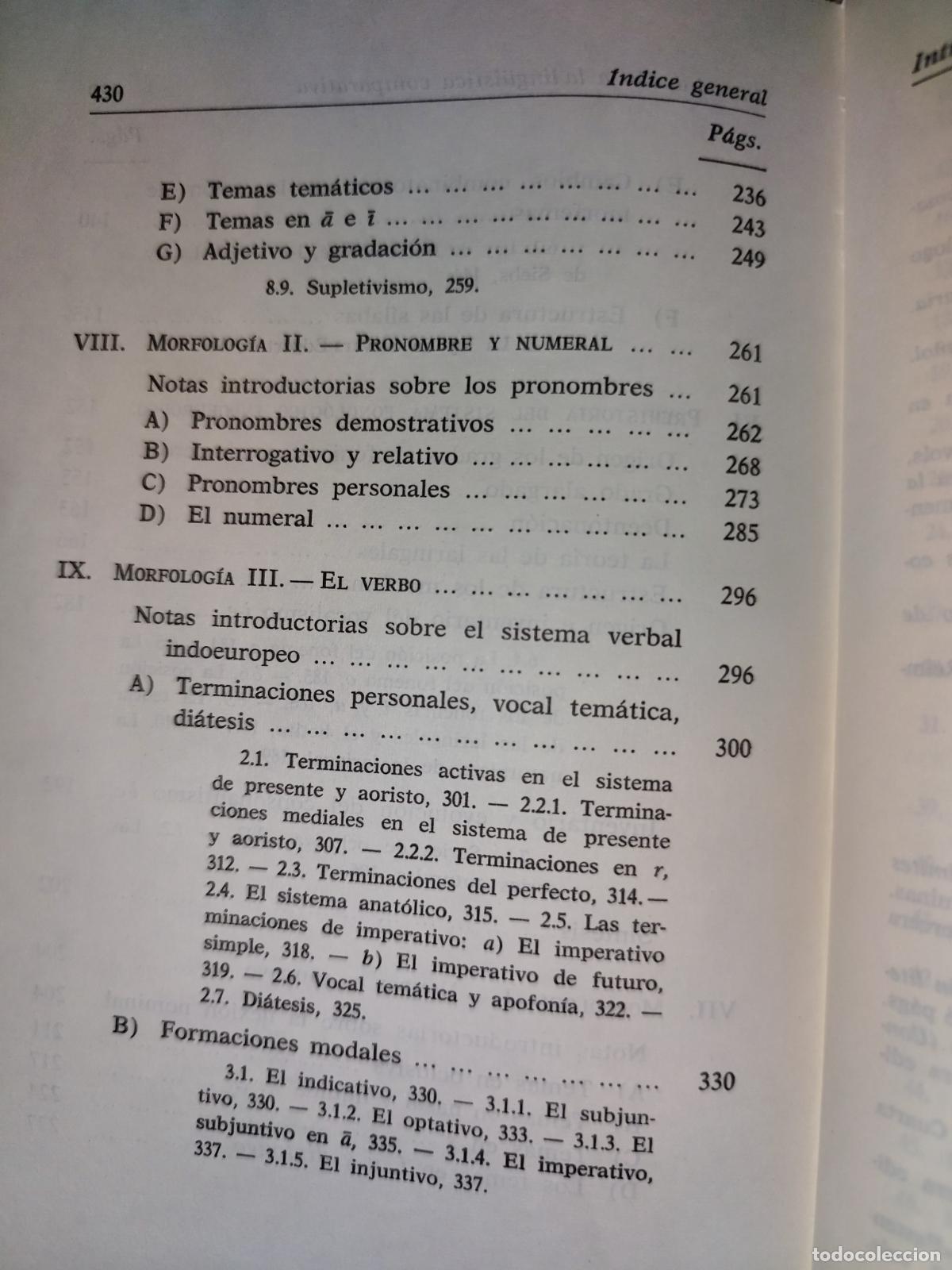 Libros de segunda mano: INTRODUCCI&Oacute;N A LA LING&Uuml;ISTICA COMPARATIVA. OSWALD SZEMER&Eacute;NYI. - Foto 7
