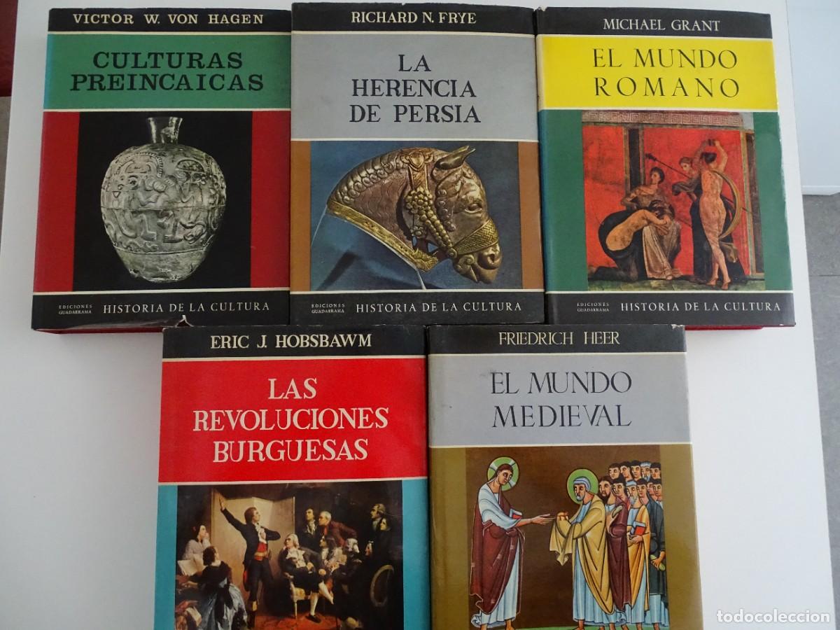 Second hand books: Historia de la Cultura Guadarrama. 5 vv.: R. Frye, V. von Hagen, M. Grant, F. Heer, E. Hobsbawm