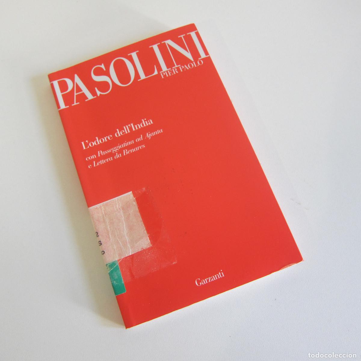 Libros de segunda mano: L'ODORE DELL' INDIA - PASOLINI (GARZANTI) IDIOMAS NOVELA ENSAYO