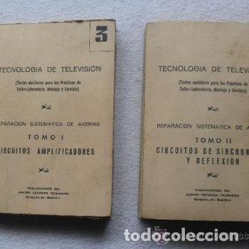 Libros de segunda mano: Tecnologia de la Television Reparacion Averias Tomos I II 1969 Esquemas Circuitos Antigua PEIFER