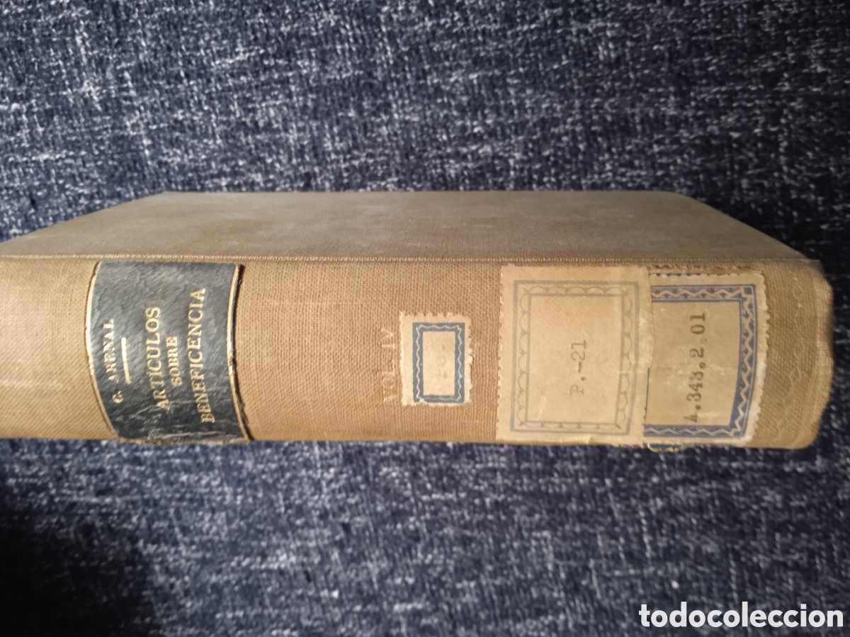 Libros de segunda mano: ARTICULOS SOBRE BENEFICENCIA Y PRISIONES. VOLUMEN IV / CONCEPCION ARENAL A&Ntilde;O 1901