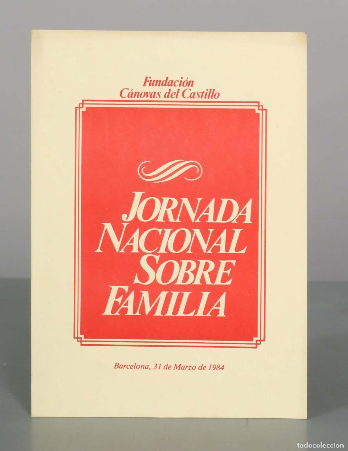 Libros de segunda mano: Jornada Nacional sobre Familia - Presentaci&oacute;n de Carmen &Aacute;lvarez-Arenas Cisneros - Fundaci&oacute;n C&aacute;novas