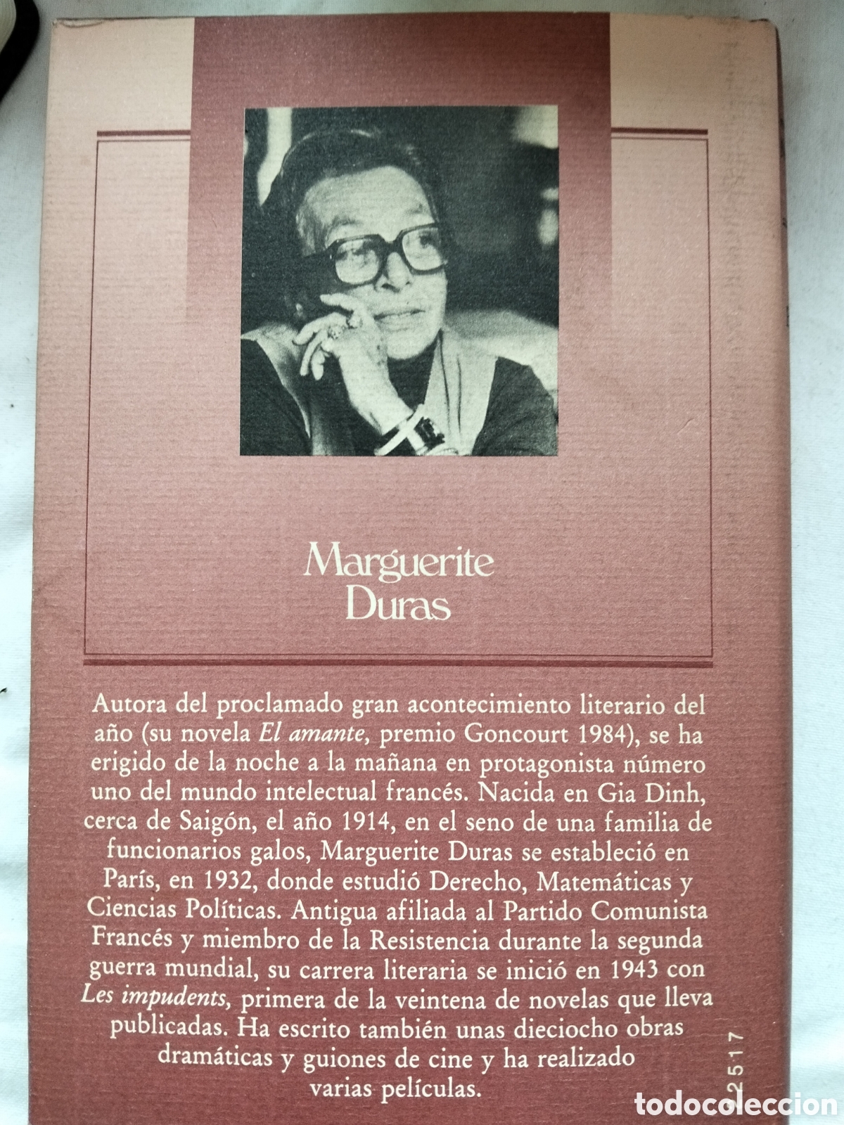 Libros de segunda mano: EL AMANTE MARGUERITE DURAS - Foto 2