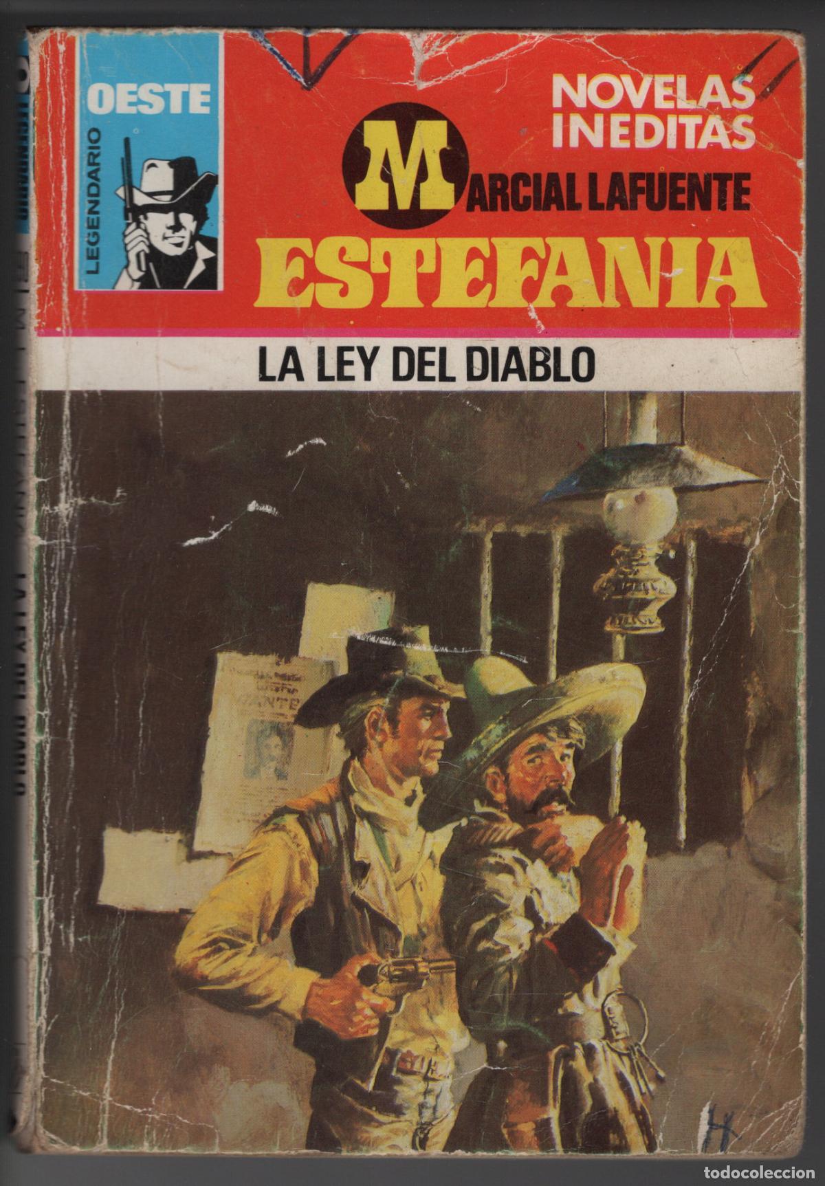 Libros de segunda mano: LEGENDARIO OESTE 590 - LA LEY DEL DIABLO - ESTEFANIA - BOLSILIBRO BRUGUERA