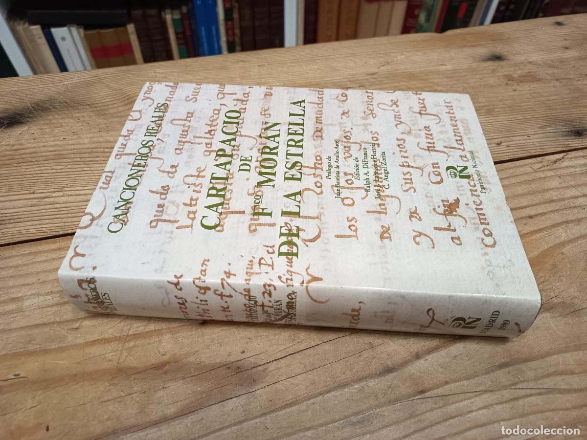 Libros de segunda mano: 1989 - VV.AA. Cartapacio de Francisco Mor&aacute;n de la Estrella