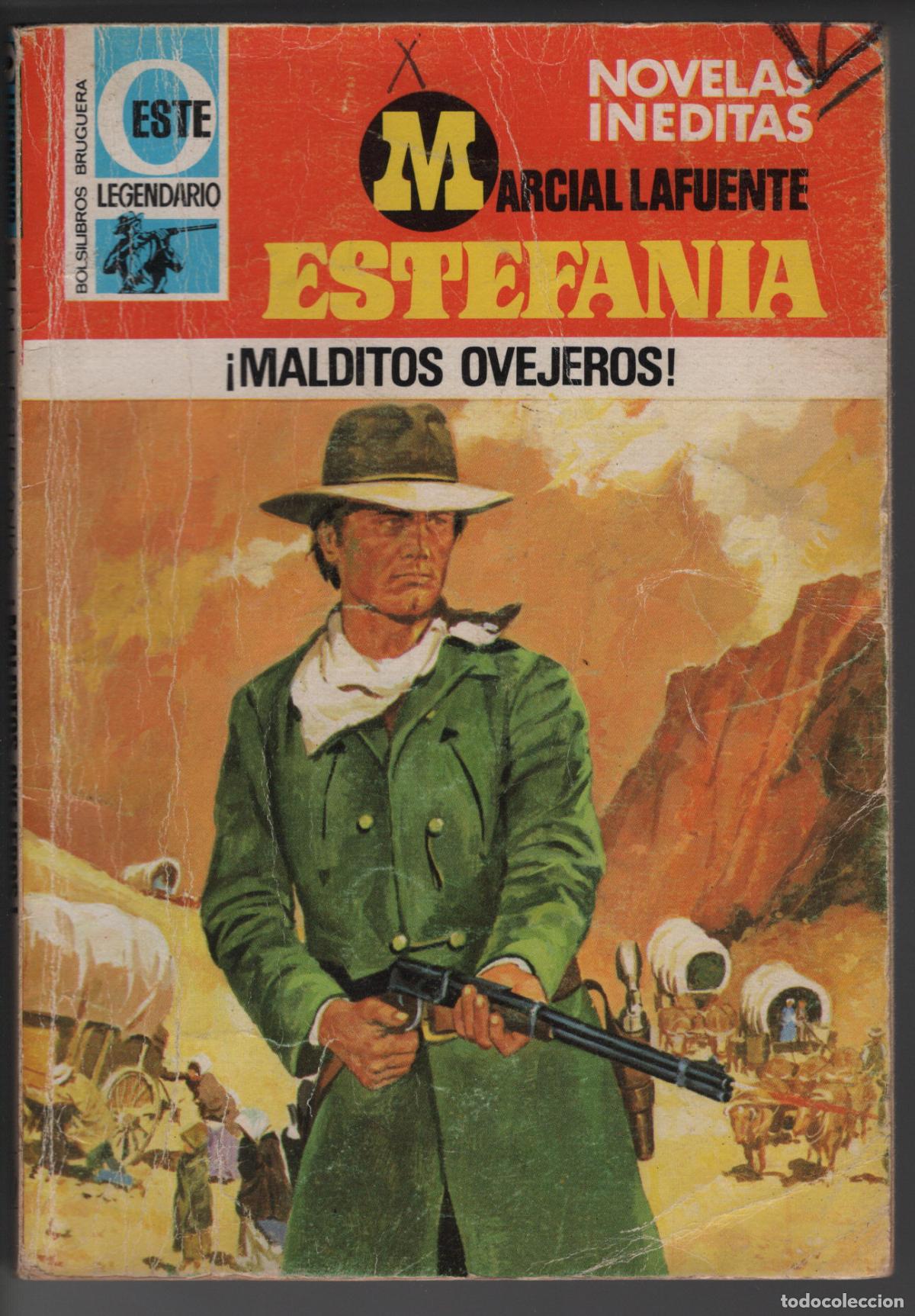 Libros de segunda mano: OESTE LEGENDARIO 496 - MALDITOS OVEJEROS - ESTEFANIA - BOLSILIBRO BRUGUERA