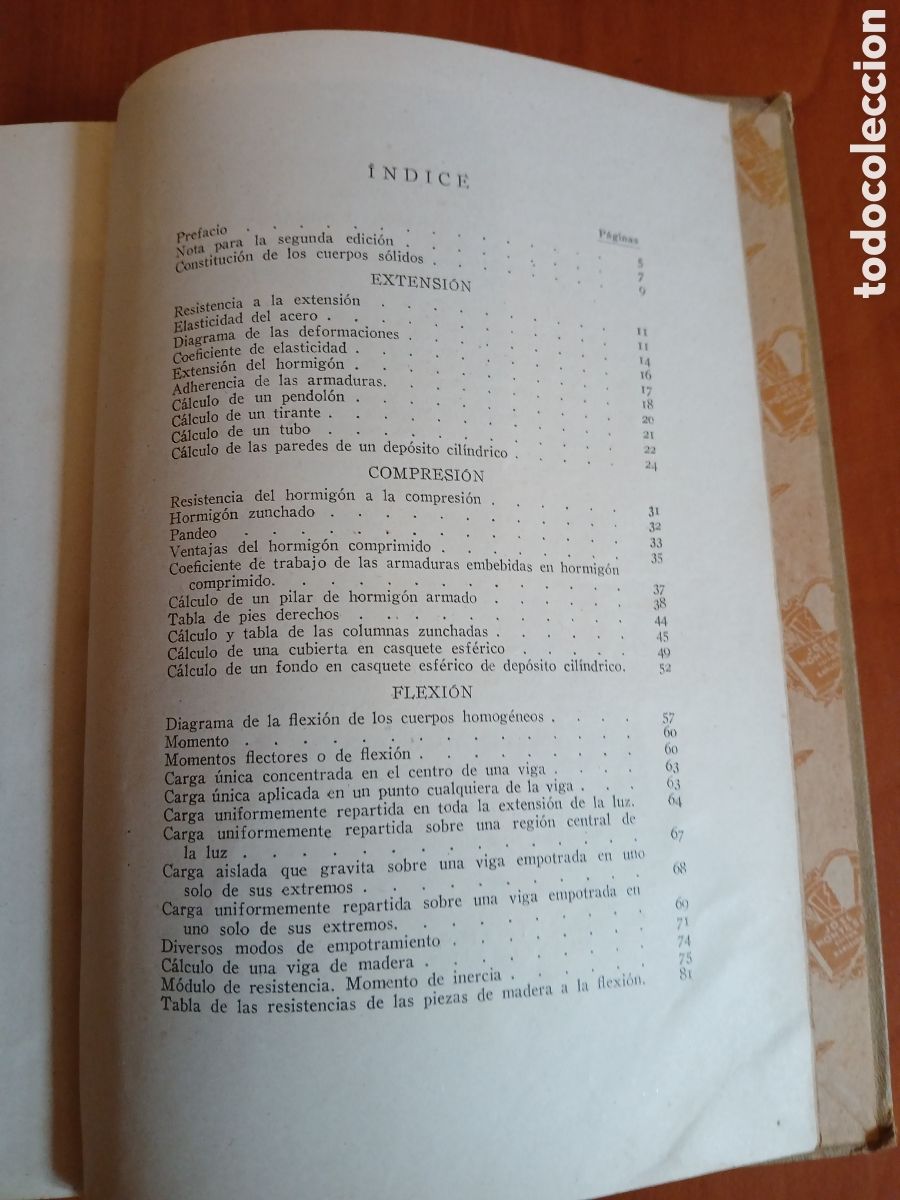 Libros de segunda mano: Cemento Armado. N de T&eacute;desco. - Foto 4
