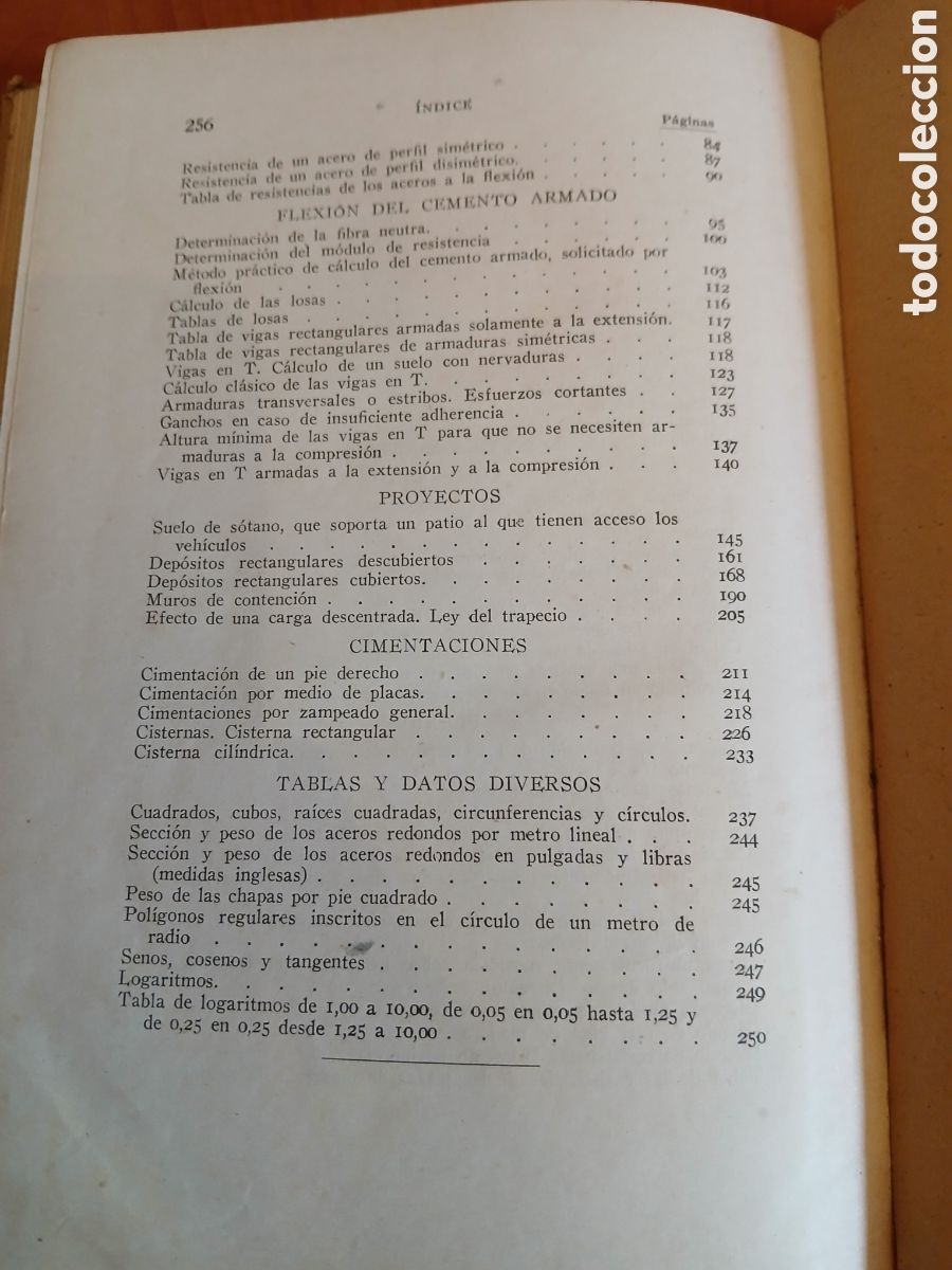 Libros de segunda mano: Cemento Armado. N de T&eacute;desco. - Foto 5
