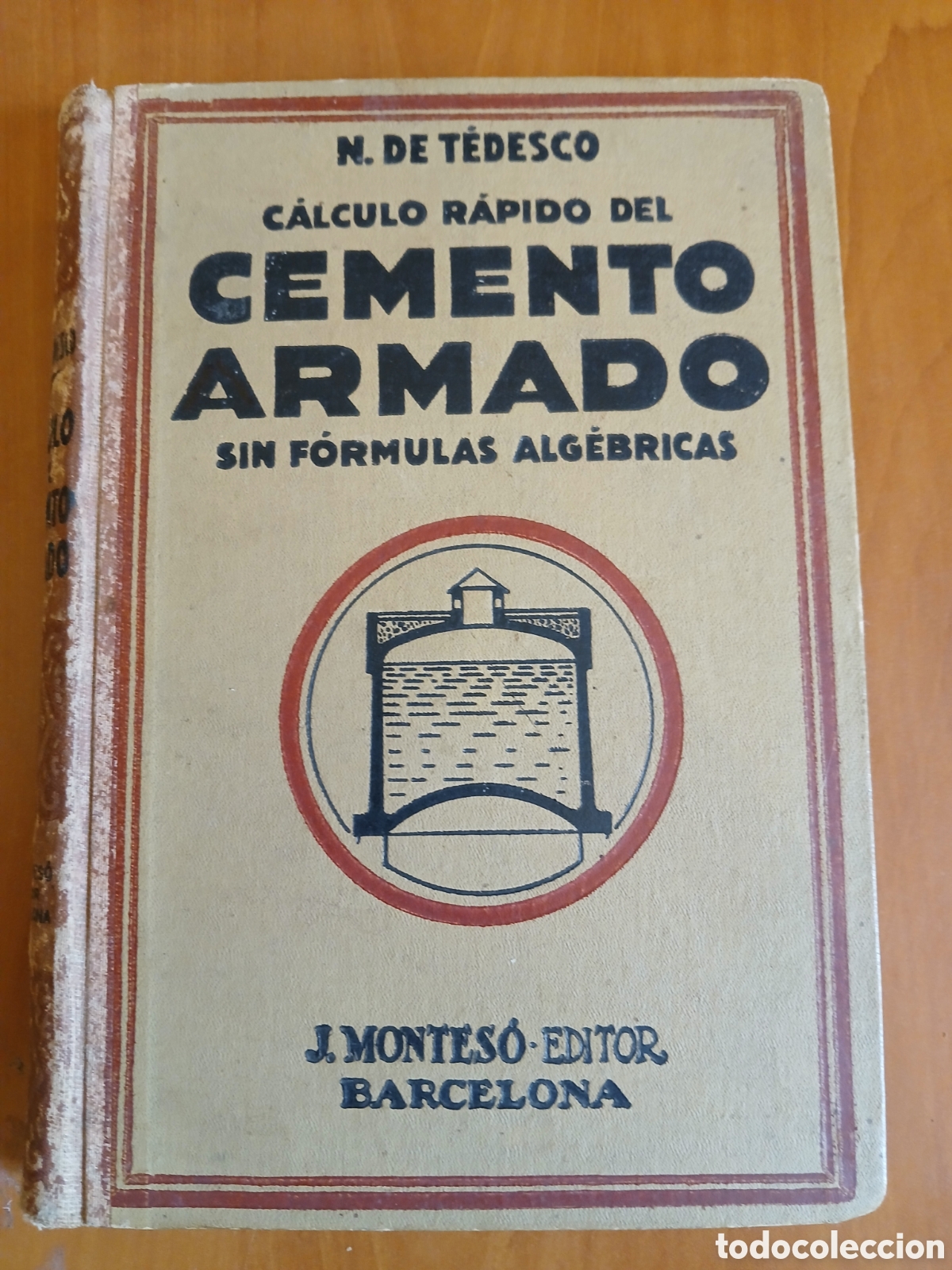 Libros de segunda mano: Cemento Armado. N de T&eacute;desco. - Foto 1